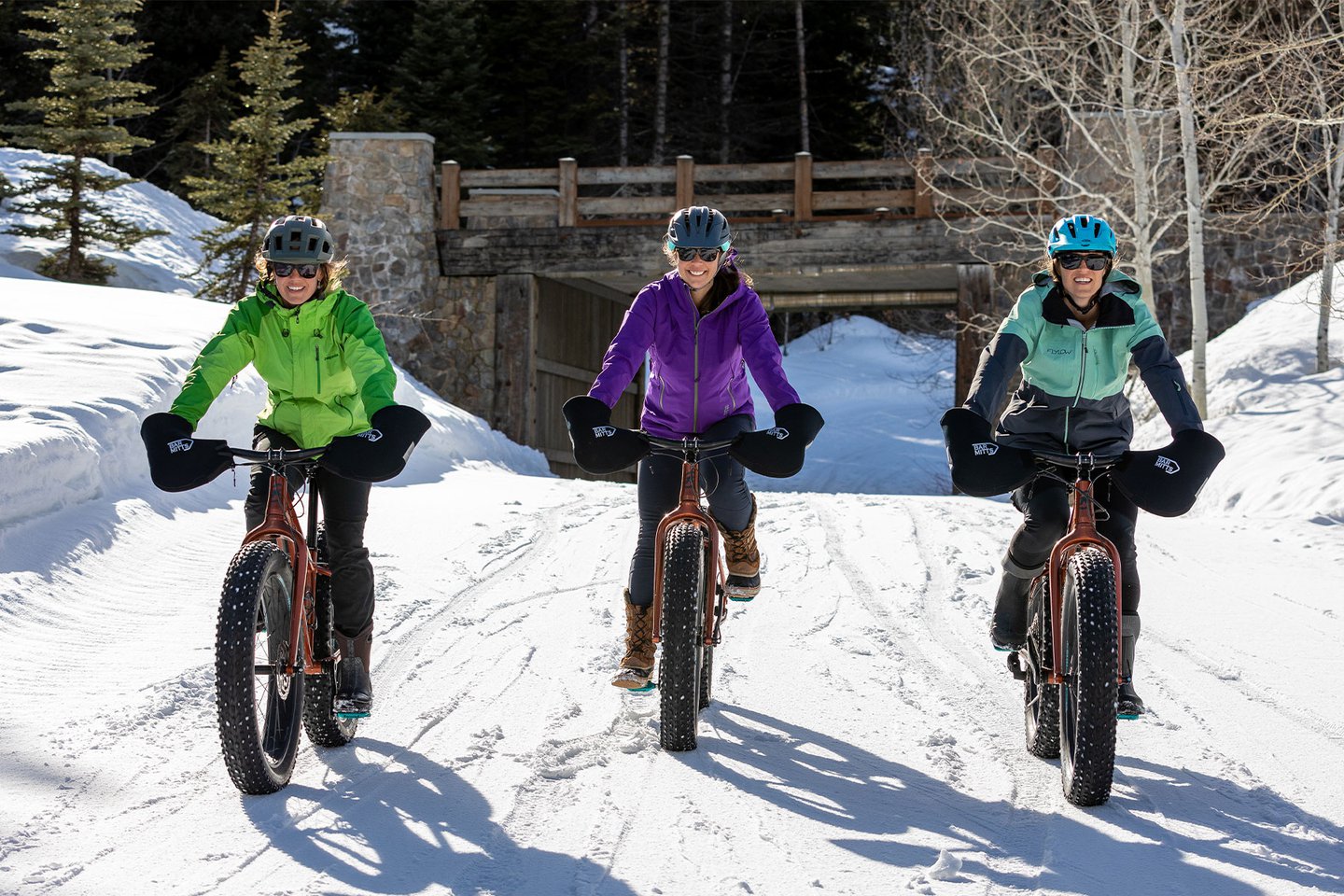 fat bike in snow