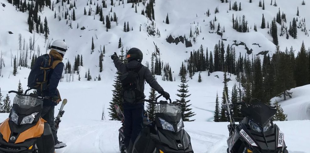Explore Tamarack on snowmobiles