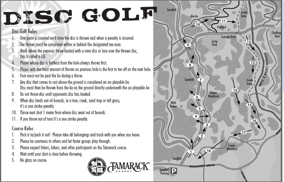 Disc Golf Map