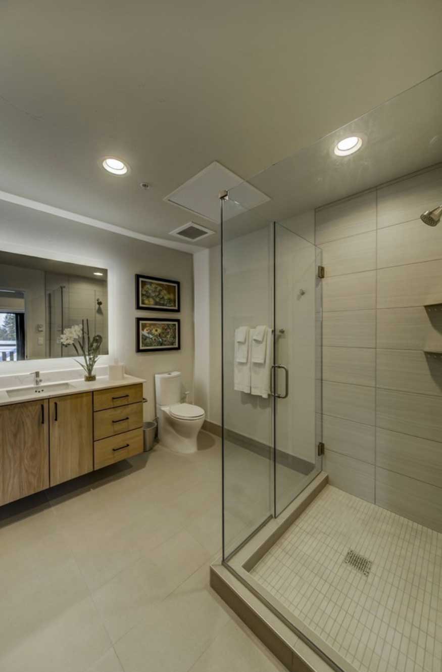 Master Bathroom, Tiled Shower